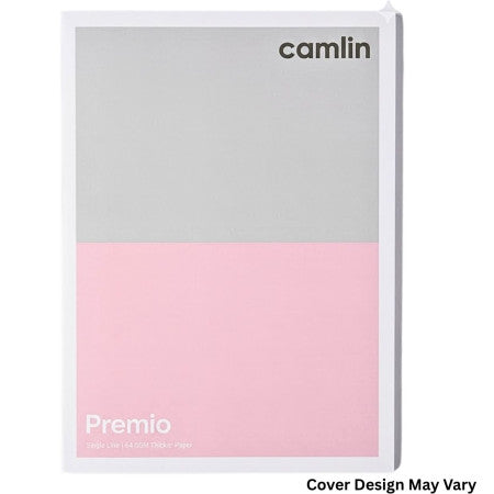 Camlin Premio A4 Notebook - 29.7 X 21cm 120 Page, Single Line, 64Gsm(1152303120)