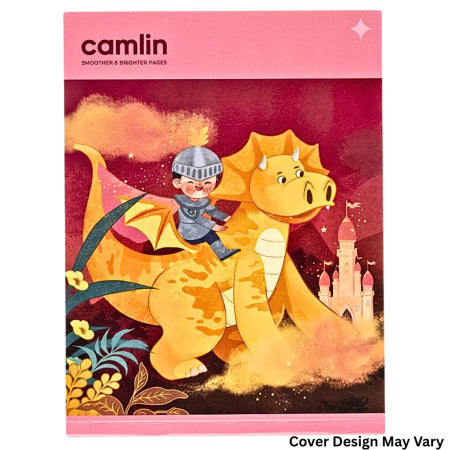 Camlin A5 Notebook - 24 X 18cm 164 Page, Four Line, 57gsm (1132205164)