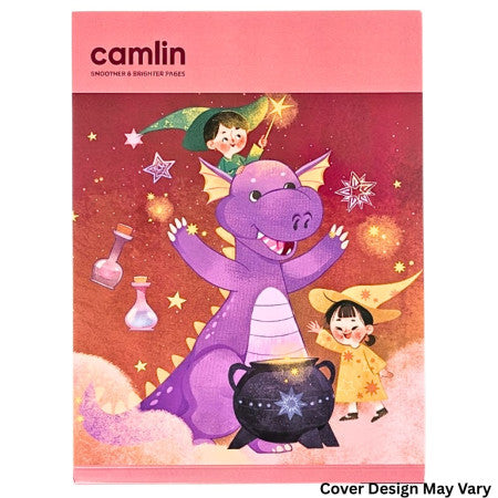 Camlin A5 Notebook - 24 X 18cm 164 Page, Four Line, 57gsm (1132205164)