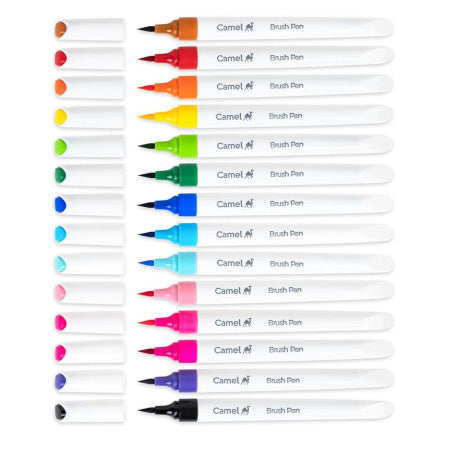 Camlin Brush Pen - 14 Shades Mrp-200