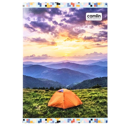 Camlin A4 Notebook - 29.7 X 21cm 76 Page, Single Line, 57gsm(1152203076)