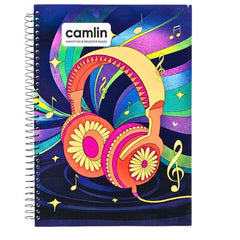 Camlin A4 Spiral Notebook - 29.7 X 21cm 360 Page, Unruled 57gsm (1152601360)