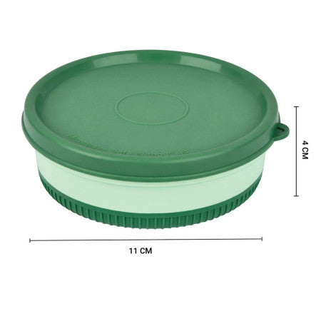 Pratap-Elora Tiffin Stainless Steel Container -225 ML - (Microwave Oven Safe)-HLS-41/42 (Single Piece)