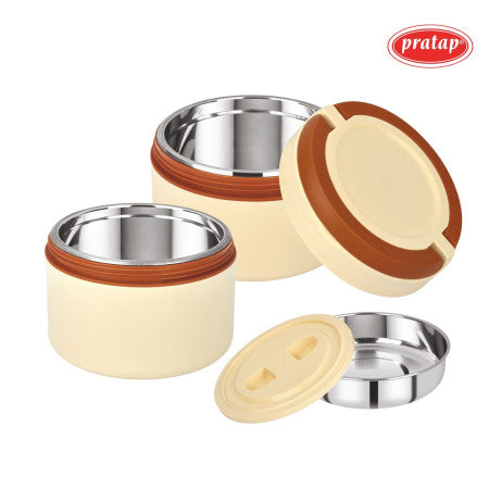 Pratap- 3 Pcs Vienna Insulated Tiffin -525 ml (HLS-50)