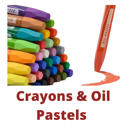 Crayons and Oil Pastels