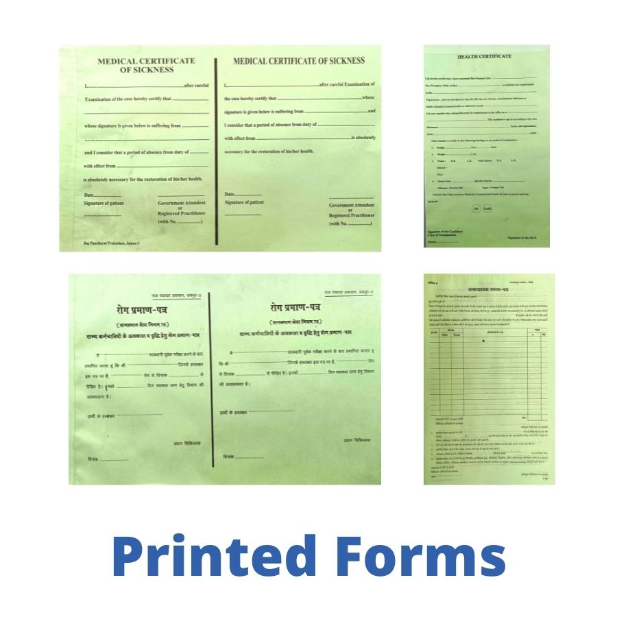 Printed Forms