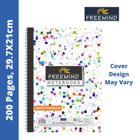 Freemind A4 Register - Spiral, Single Line, 200 Pages, 29.7x21cm (704900)