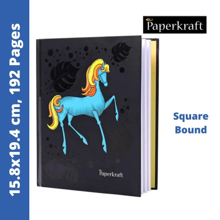 Paperkraft Notebook - Single Line, 192 Pages, 15.8x19.4 cm (2252013)