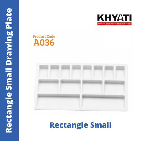 Khyati Drawing Plate Small Rectangle A036