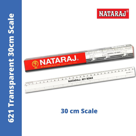 Nataraj 621 Transparent 30cm Scale