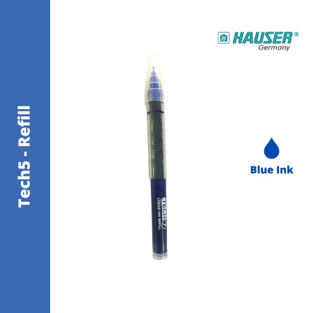 Hauser Tech 5 Liquid Ink Pen Refill - Blue