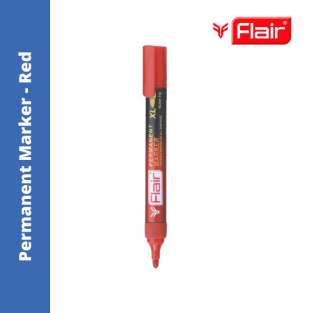 Flair Permanent XL Marker - Red