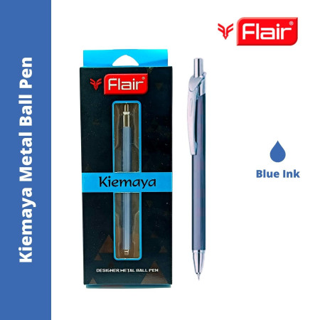 Flair Kiemaya Metal Ball Pen - Blue