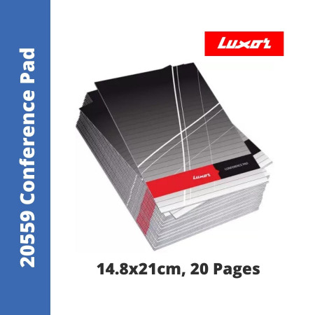 Luxor 20559 Conference Pad, 14.8x21 cm, 20 Pages