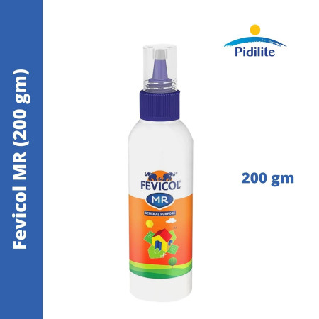 Pidilite Fevicol MR White Adhesive Squeezy Bottle - 200gm