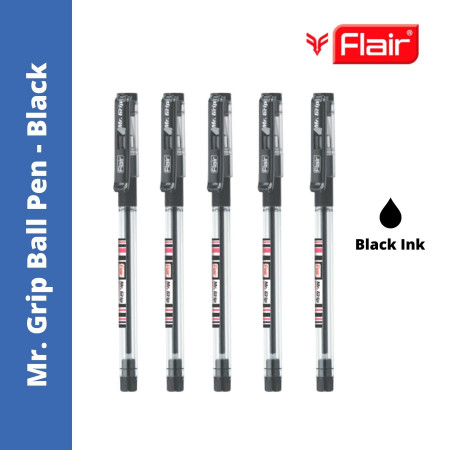 Flair Mr. Grip Ball Pen - Black