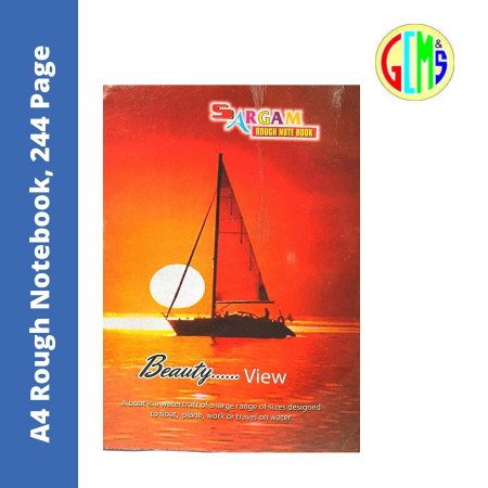 Sargam A4 Rough Notebook - 244 Pages