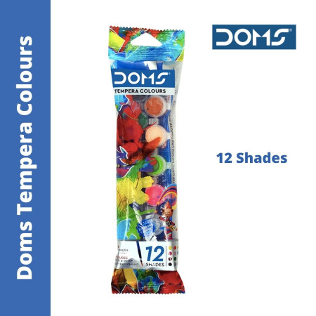 Doms Tempera Colours - 12 Shades