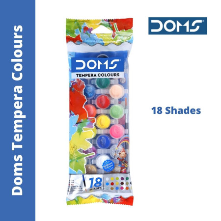 Doms Tempera Colours - 18 Shades