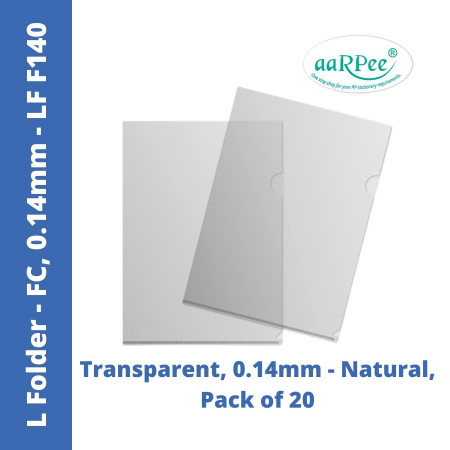 Aarpee FC L-Folder - Natural, 0.14mm (LFF140)