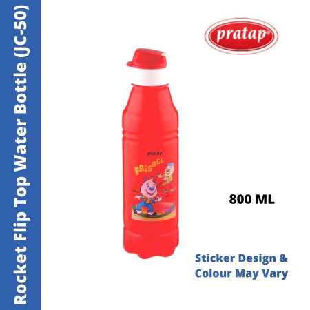 Pratap Rocket 800ml Fliptop Water Bottle - JC50