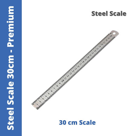 S.K. Steel Scale Deluxe - 30 cm