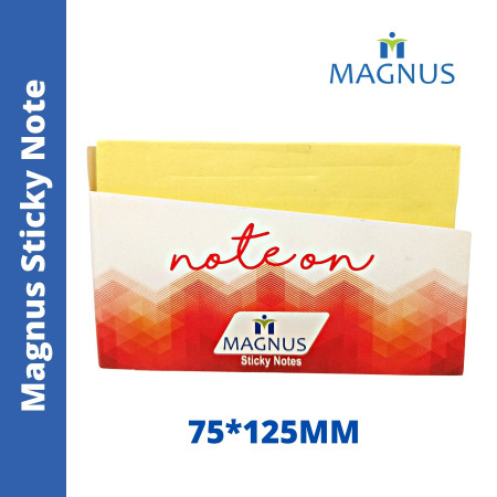 Magnus Sticky Notes 75x125mm - Yellow (1305)