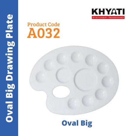 Khyati Drawing Plate Big Oval A032
