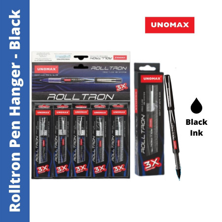 Unomax Rolltron Pen - Black (Hanger)