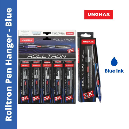 Unomax Rolltron Pen - Blue (Hanger)
