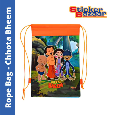 Sticker Bazaar Chota Bheem Theme Rope Bag