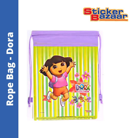 Sticker Bazaar Dora Theme Rope Bag