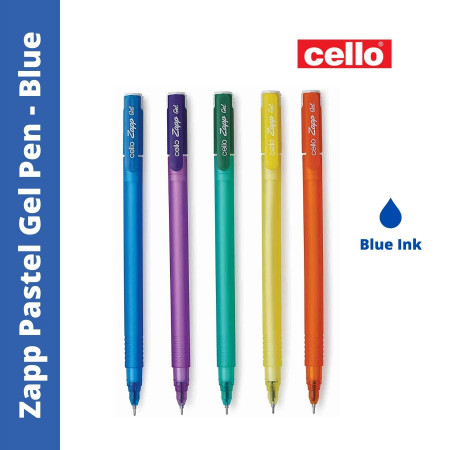 Cello Zapp Pastel Gel Pen - Blue