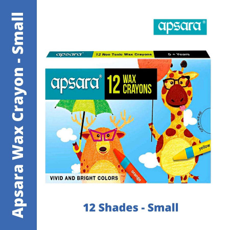 Apsara Wax Crayons Small - 12 Shades