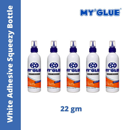 MyGlue White Adhesive Squeezy Bottle - 22gm