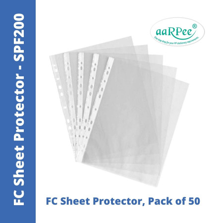 Aarpee FC Sheet Protector - Natural, 0.20mm (SPF200)