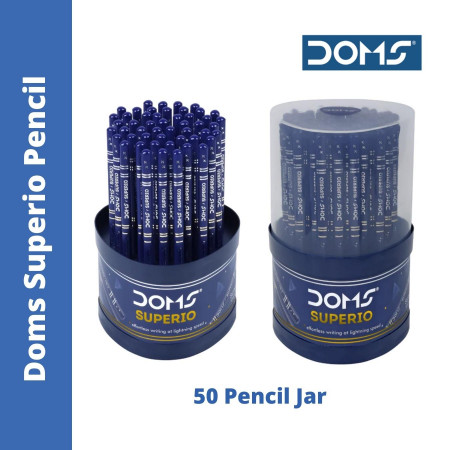 Doms Superio Super Dark Pencil - 50 Pcs Jar