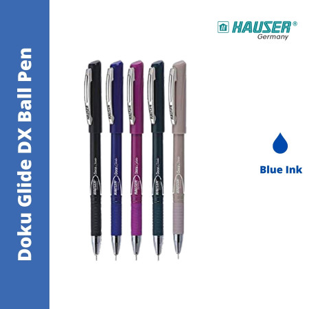 Hauser Doku Glide DX Ball Pen - Blue