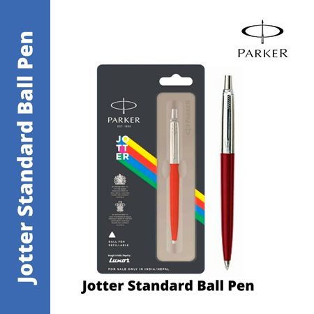 Parker Jotter Standard Chrome Trim Ball Pen (MRP - Rs. 300)
