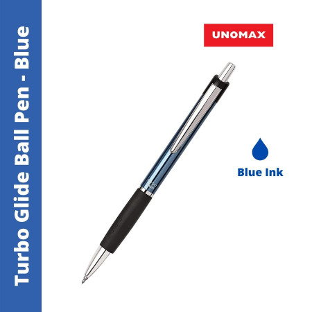 Unomax Turbo Glide Ball Pen - Blue