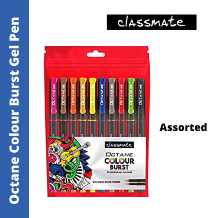 Classmate Octane Colour Burst Gel Pen - Assorted (4030210)