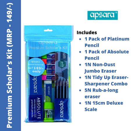 Apsara Premium Scholar's Kit (Refer Desrciption)