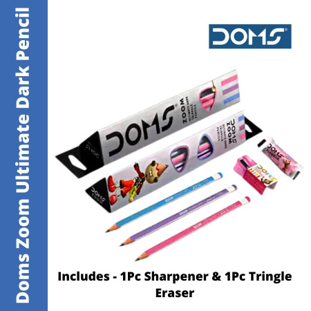 Doms Zoom Ultimate Dark Pencil - Pack of 10 Pencil