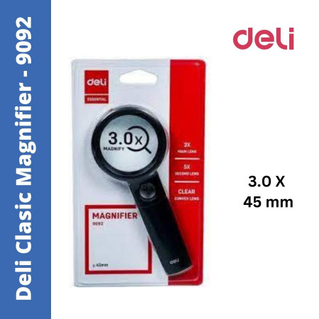Deli Magnifier (3.0X) 45mm - 9092 - New