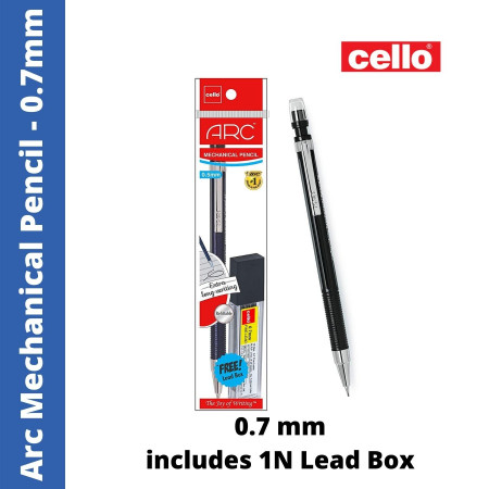 Cello Arc Mechanical Penil - 0.7mm, 1 Lead Box Free