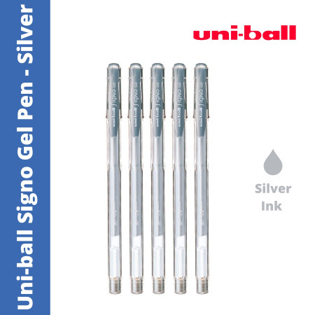 Uni-ball Signo Gel Pen (UM-100) - Silver