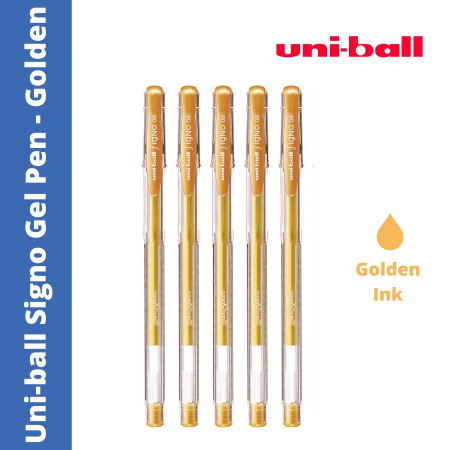Uni-ball Signo Gel Pen (UM-100) - Golden