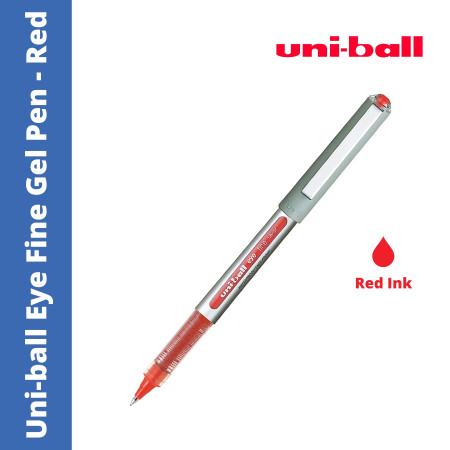 Uni-ball Eye Fine Gel Pen (UB-157) - Red