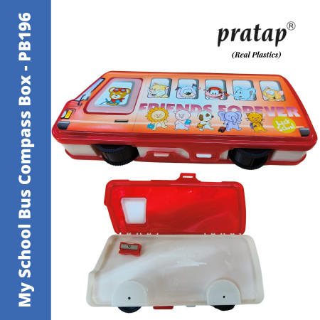 Pratap My School Bus Compass Box (PB-196)