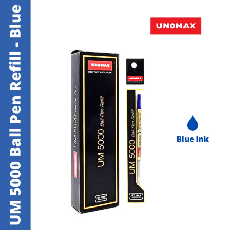 Unomax UM 5000 Ball Pen Refill - Blue